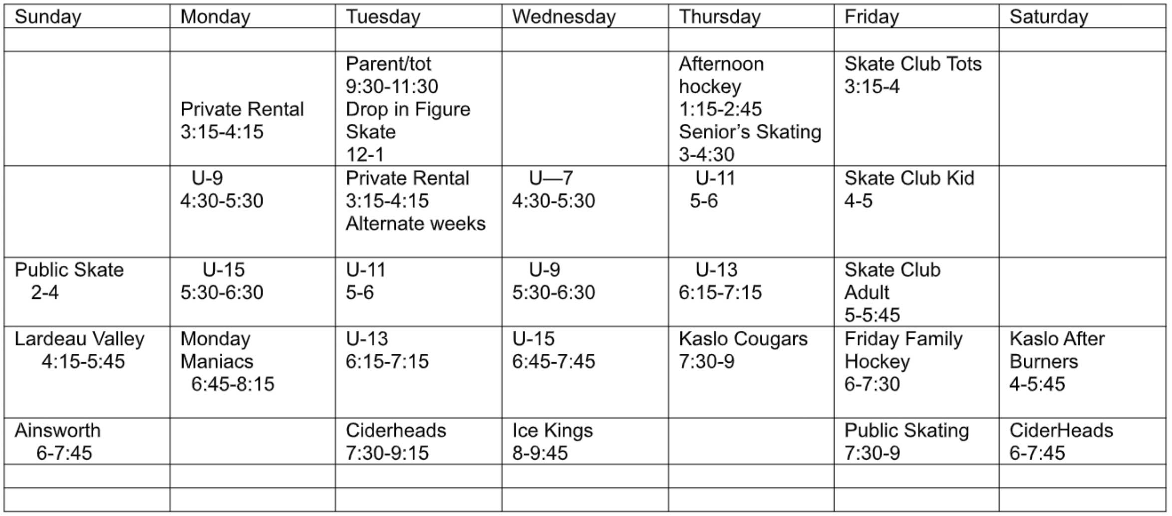 Arena-Calendar-W25
